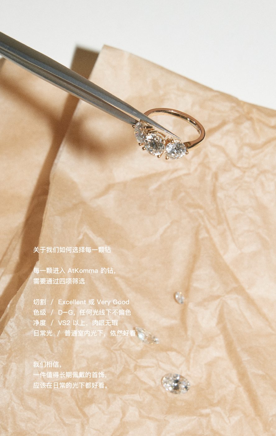 AtKomma diamond selection standards
